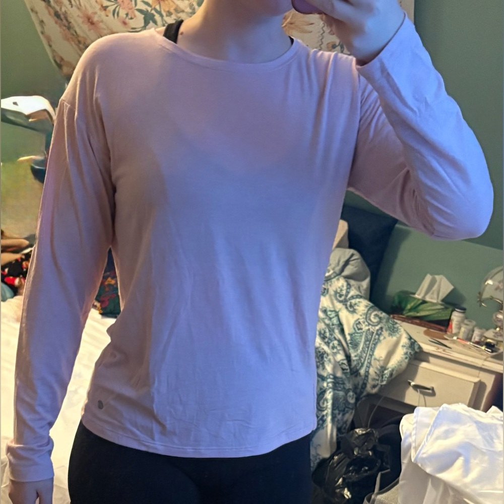 Apana Light Pink Long Sleeve Tee